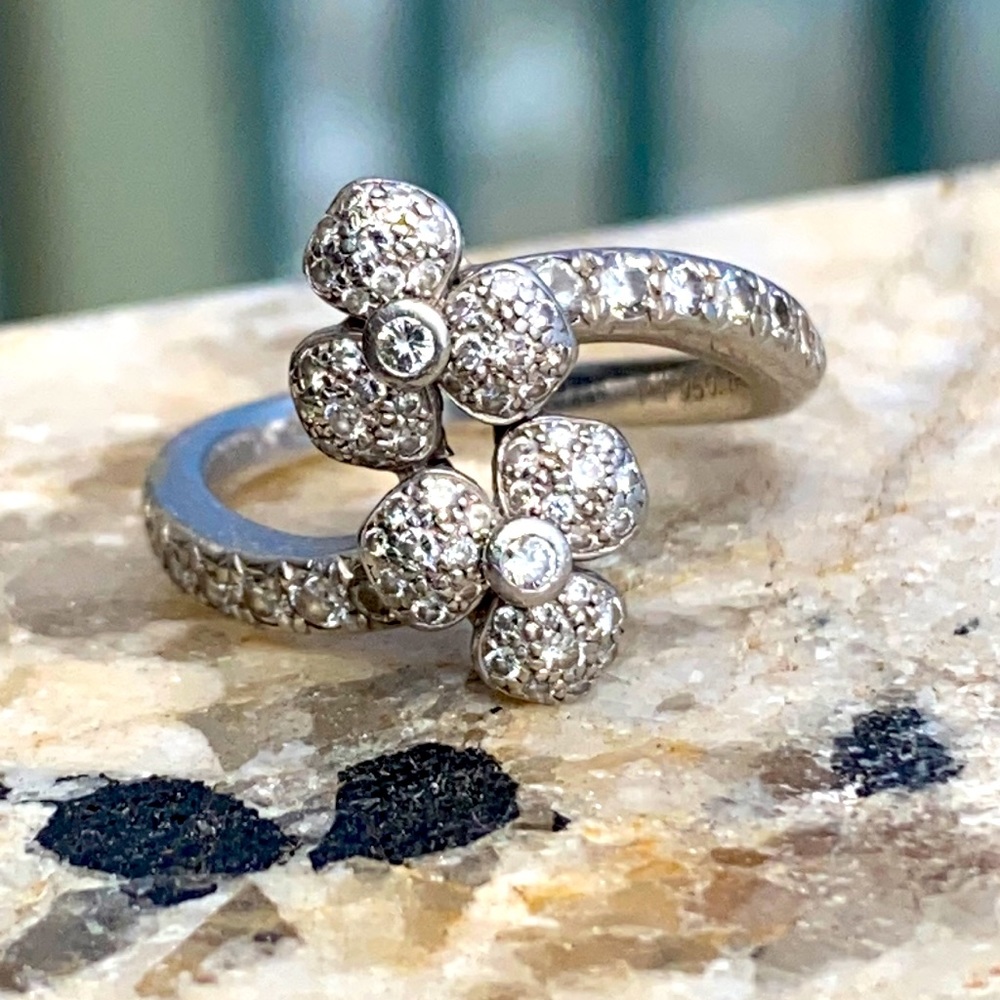 COPY - Tiffany & Co. Bypass Petals Platinum/Diamond Ring